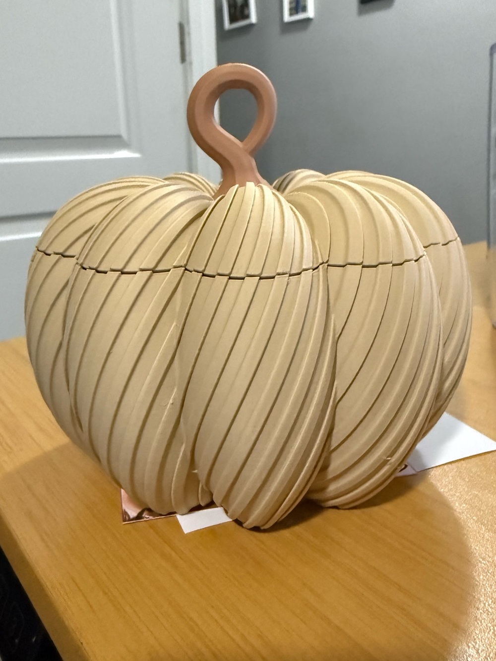 3D Spiral pumpkin container